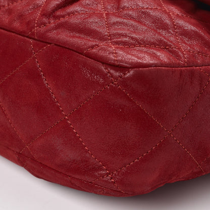 Chanel Iridescent Calfskin Large Chic Quilt Flap Red 12 of 16
