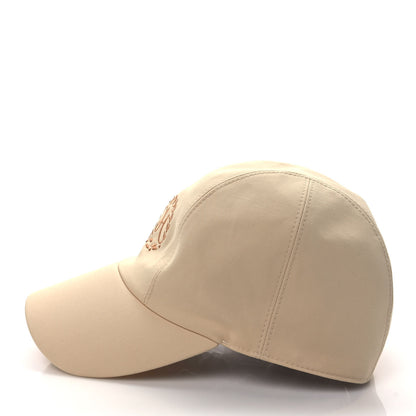 Hermes Cotton Davis H Primavera Hat 56 Blanc Creme 4 of 9