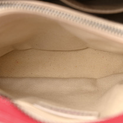 Chanel Shiny Sheepskin Quilted Small Shopping Tote Red 6 of 20