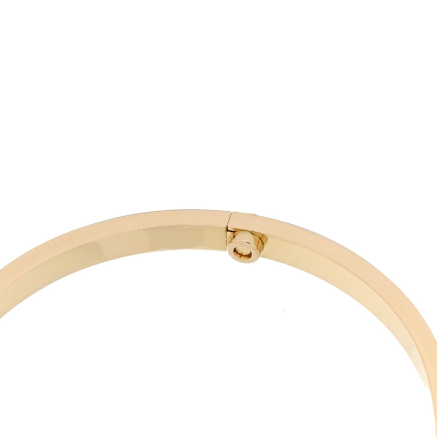 Cartier 18K Yellow Gold Small LOVE Bracelet 17 7 of 8