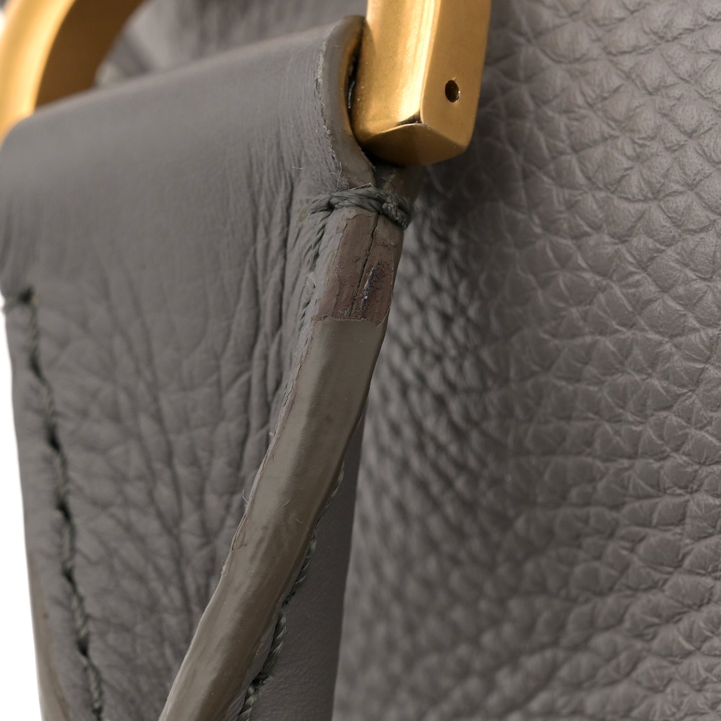Calfskin Medium Marcie Satchel Cashmere Grey