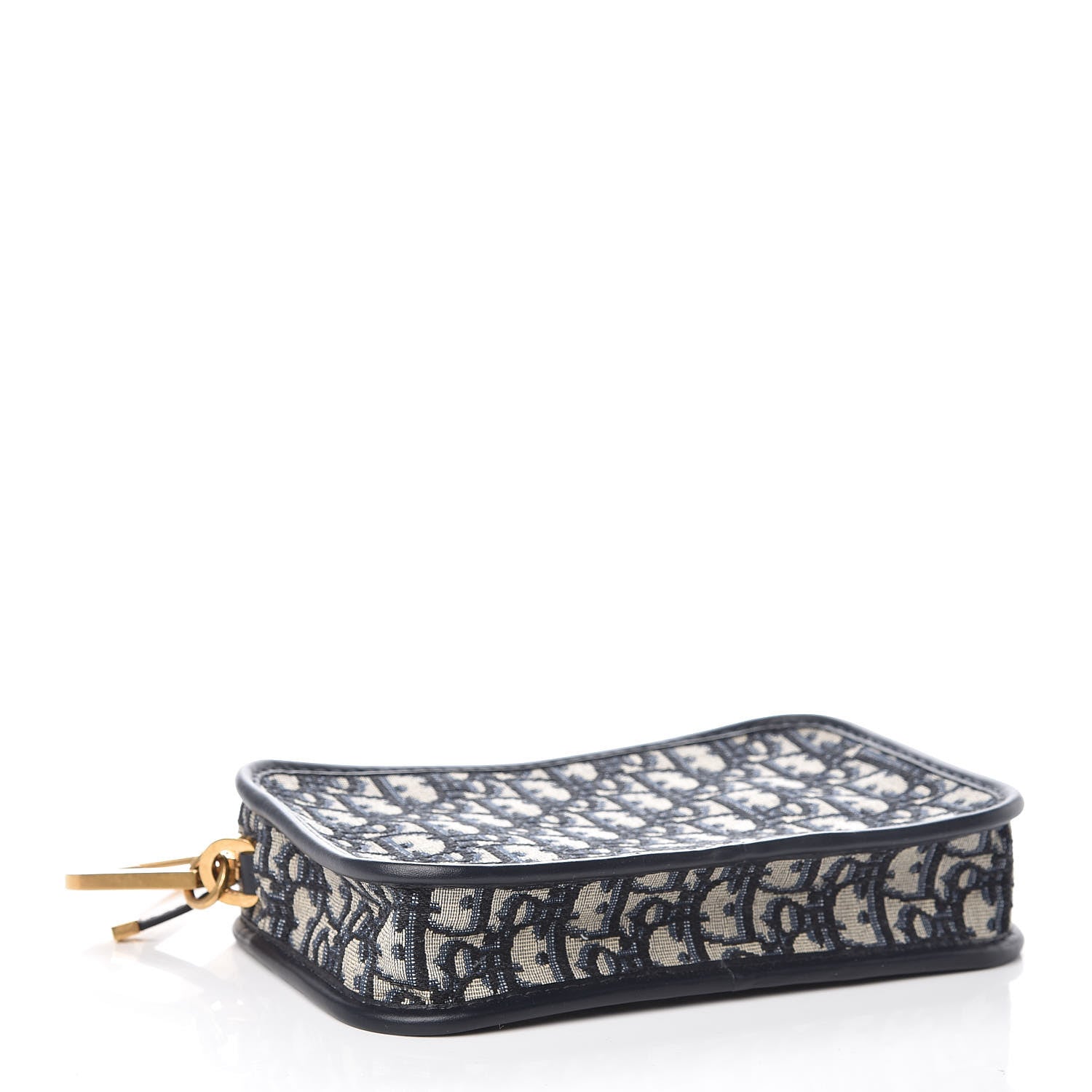 Christian Dior Oblique Diorquake Clutch Blue 4 of 9