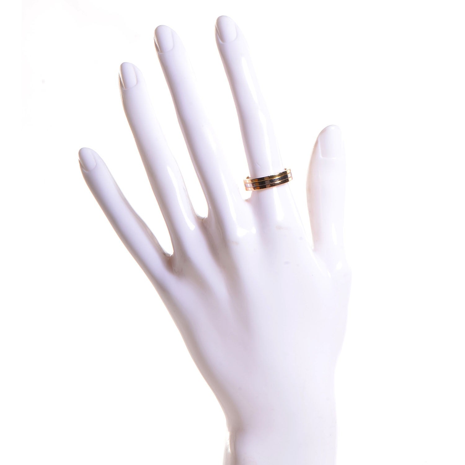 Cartier 18K Pink White Yellow Gold 4.8mm Vendome Louis Cartier Wedding Band Ring 53 US 6.25 2 of 5