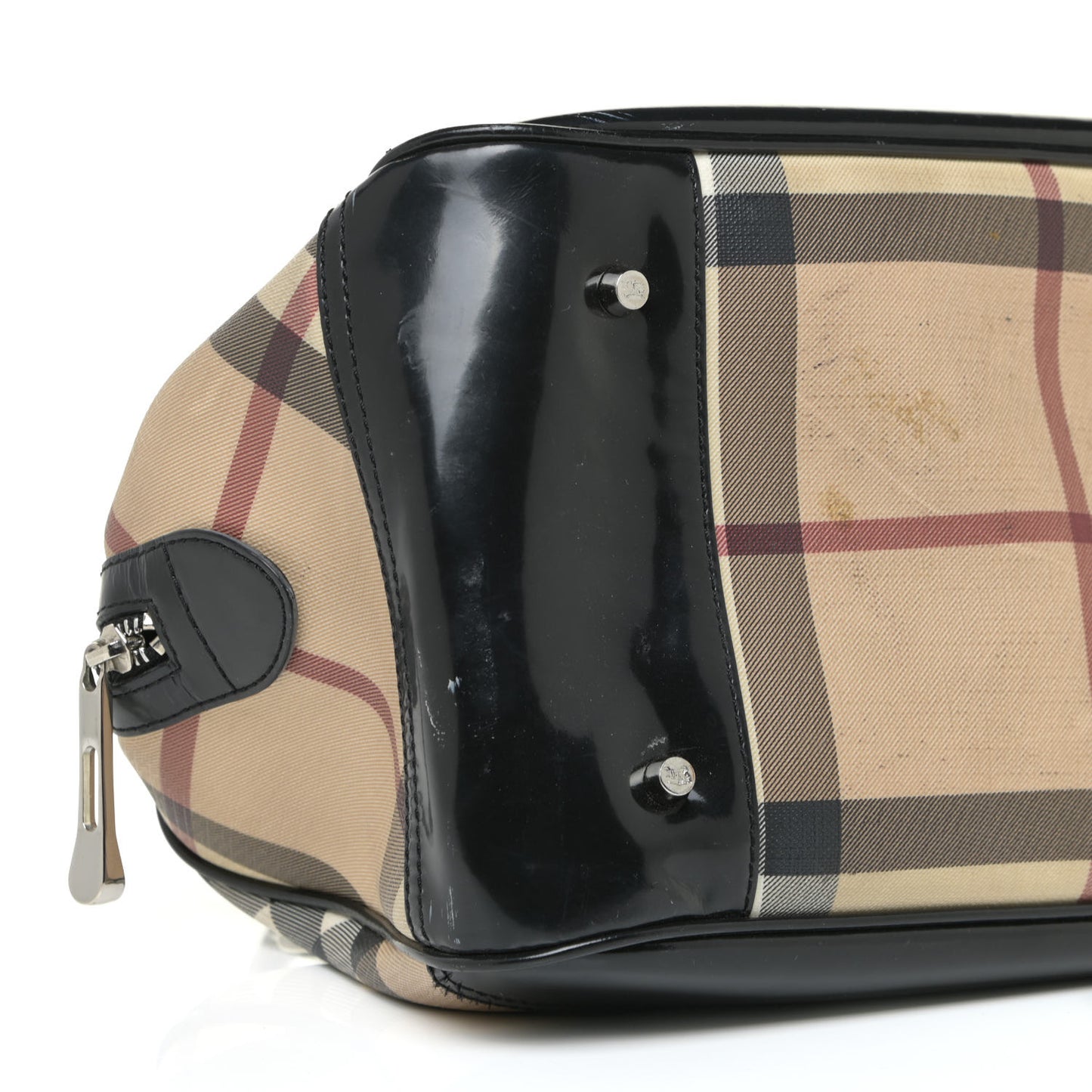 Supernova Check Patent Bowling Bag Black