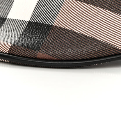 Burberry E-canvas Check Bum Bag Dark Birch Brown 8 of 12