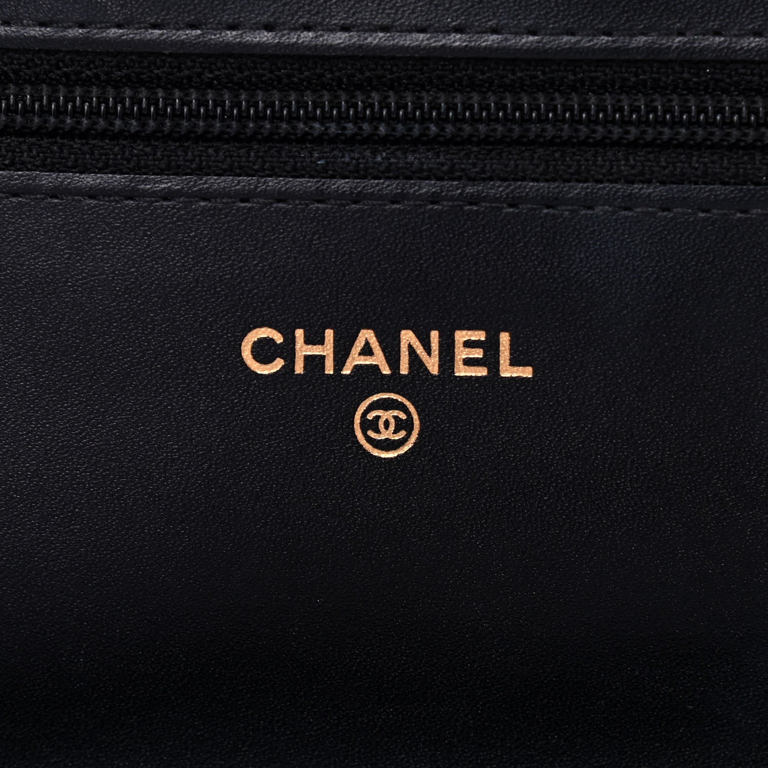 Chanel Aged Calfskin Quilted Lucky Charms Casino 2.55 Reissue Wallet On Chain WOC Black 5 of 11