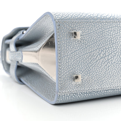 Delvaux Metallic Crispy Calfskin Metal Glam MM Tempete Satchel Flashlight 9 of 11