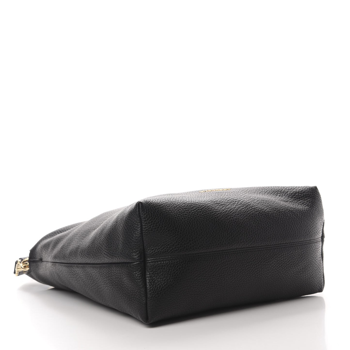 Grainy Calfskin Medium Hobo Black
