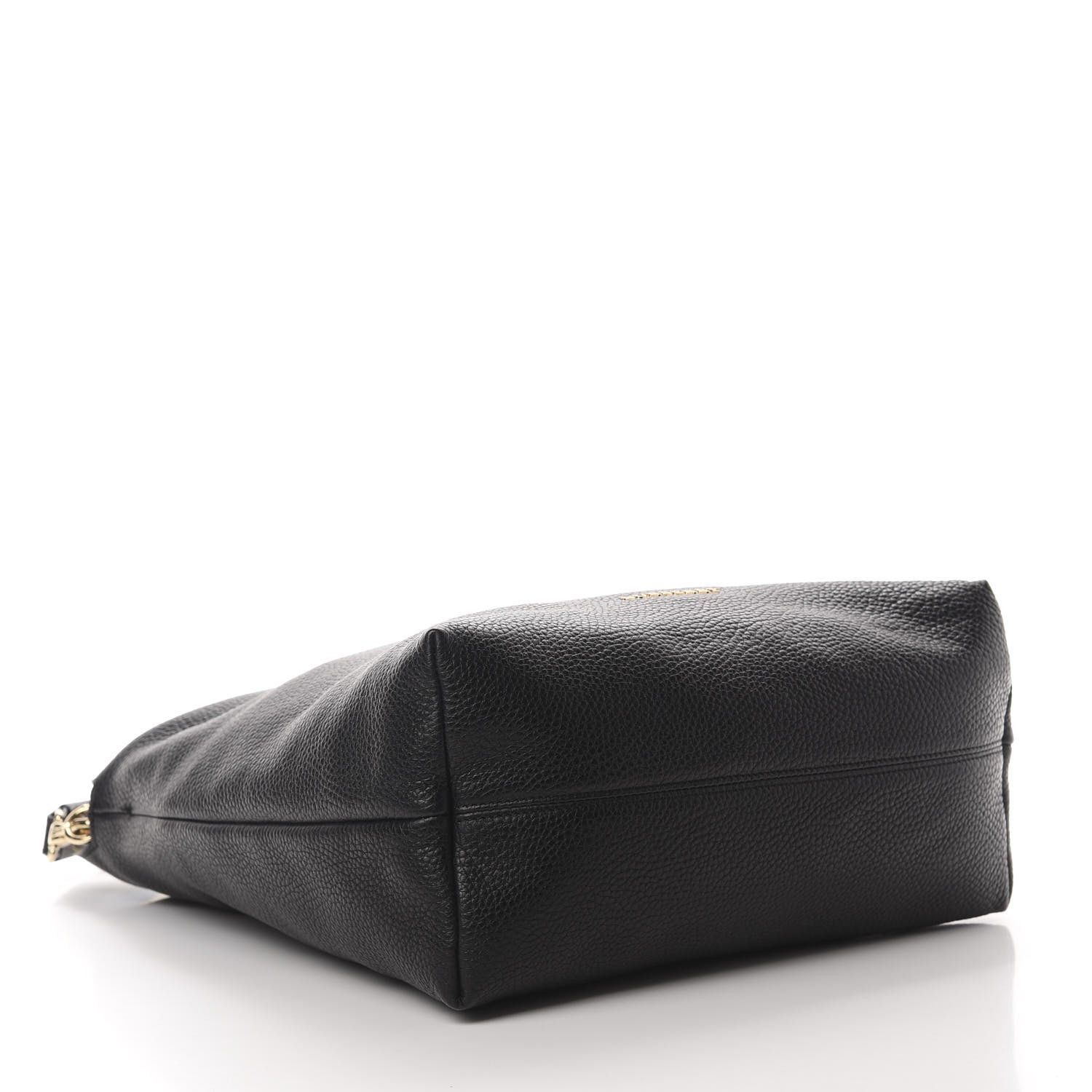 Burberry Grainy Calfskin Medium Hobo Black 4 of 11