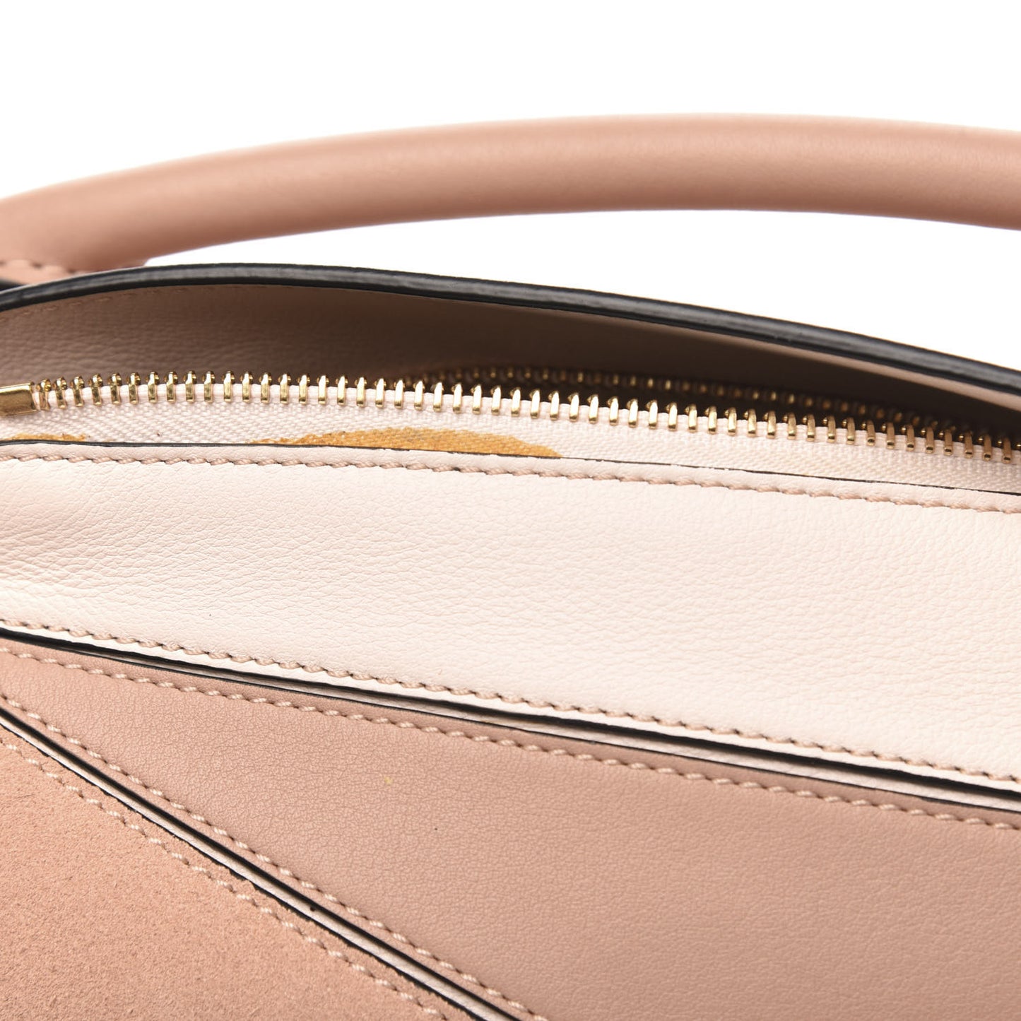 Calfskin Suede Small Puzzle Bag Blush