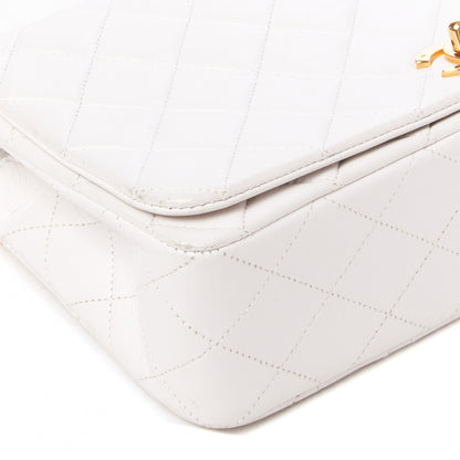 Chanel Lambskin Quilted Small Single Flap White 6 of 9