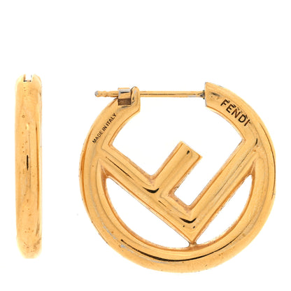 Fendi Metal F is Fendi Hoop Earrings Gold 1 of 5