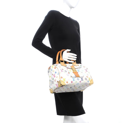 Louis Vuitton Monogram Multicolor Speedy 30 White 2 of 18