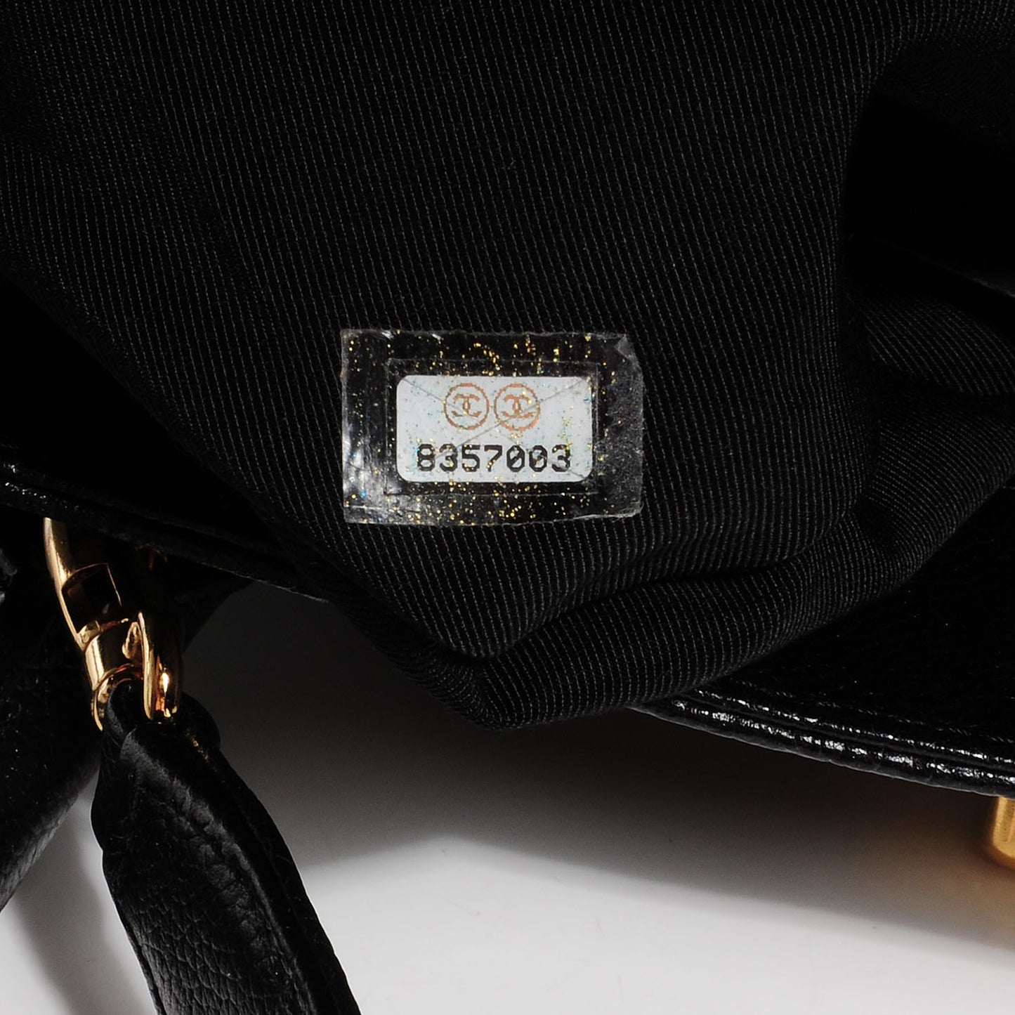 Calfskin Cerf Shopper Tote Black
