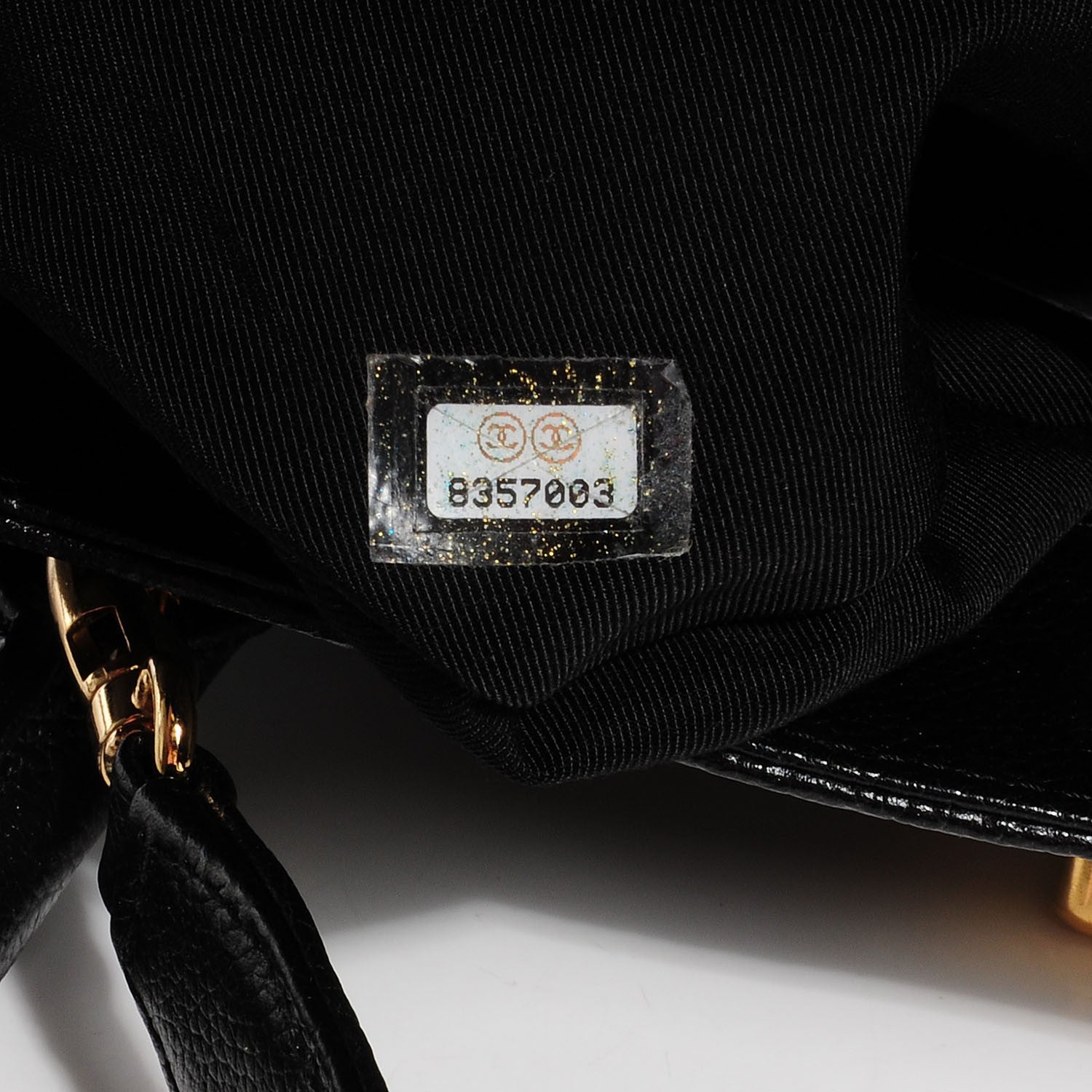 Chanel Calfskin Cerf Shopper Tote Black 5 of 7
