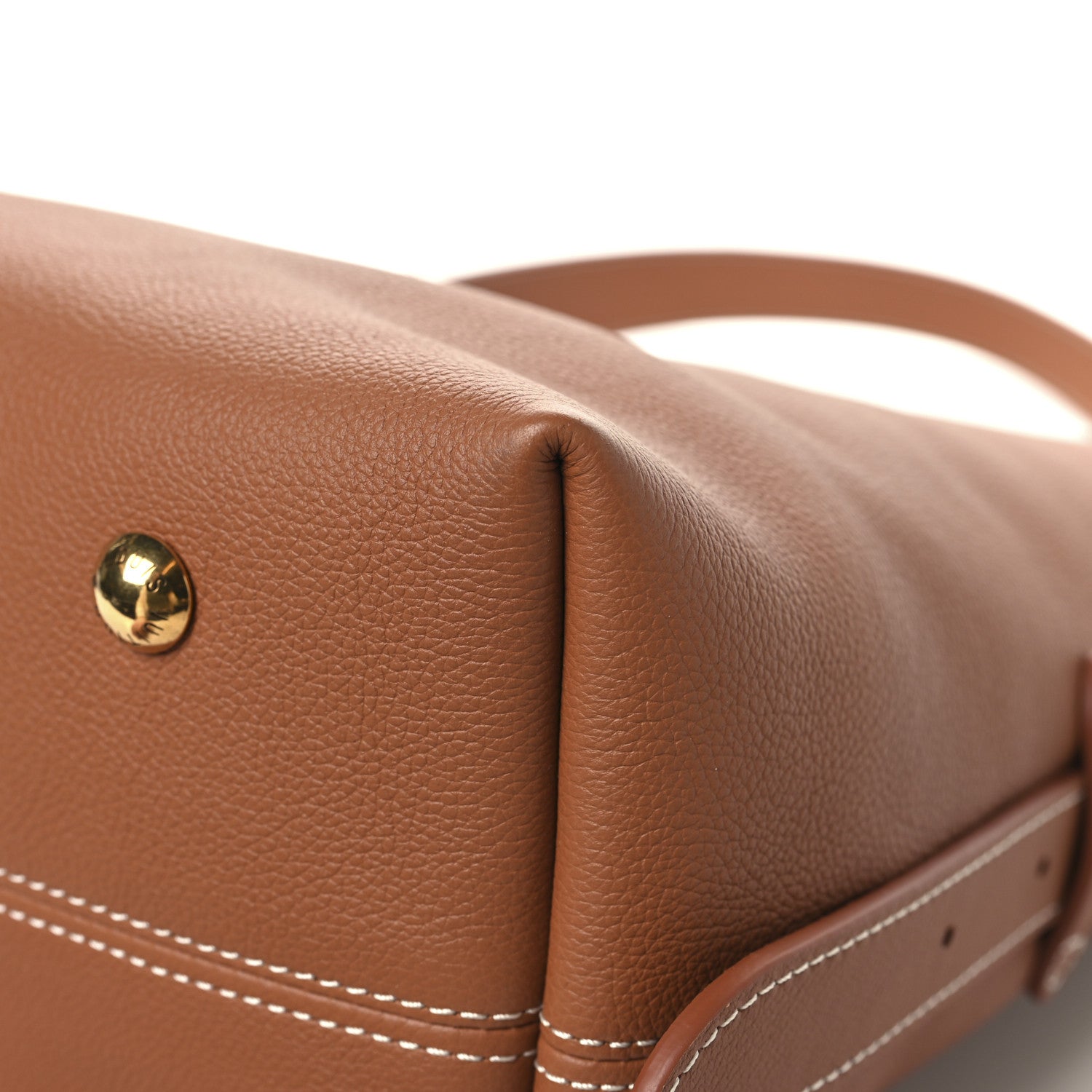 Louis Vuitton Grained Calfskin Low Key Hobo MM Cognac 12 of 13