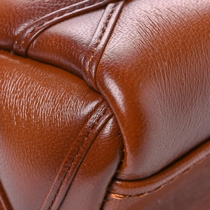 Louis Vuitton Lambskin Malletage Top Handle GO-14 MM Tan 10 of 11