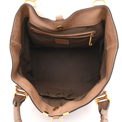Chloe Calfskin Large New Marcie Tote Nut 5 of 10