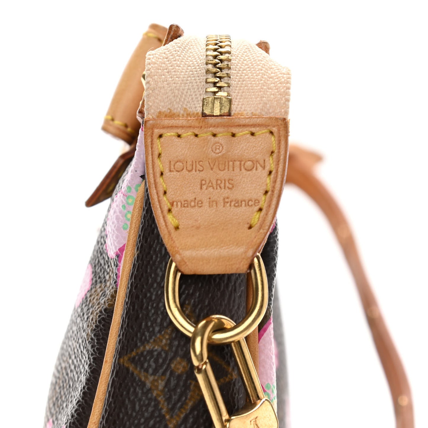 Monogram Cherry Blossom Pochette Accessories Brown