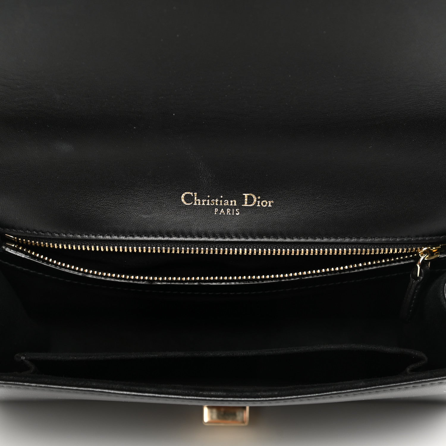 Christian Dior Lambskin Medium Diorama Flap Bag Black 5 of 12