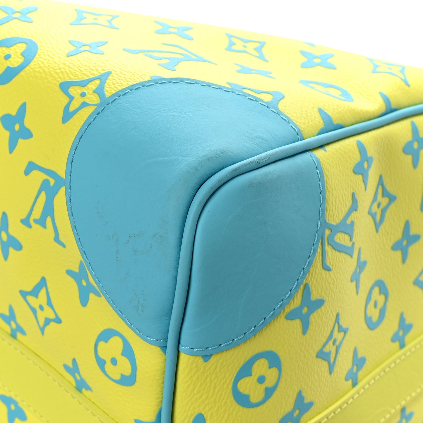 Monogram Playground Keepall Bandouliere 50 Lime