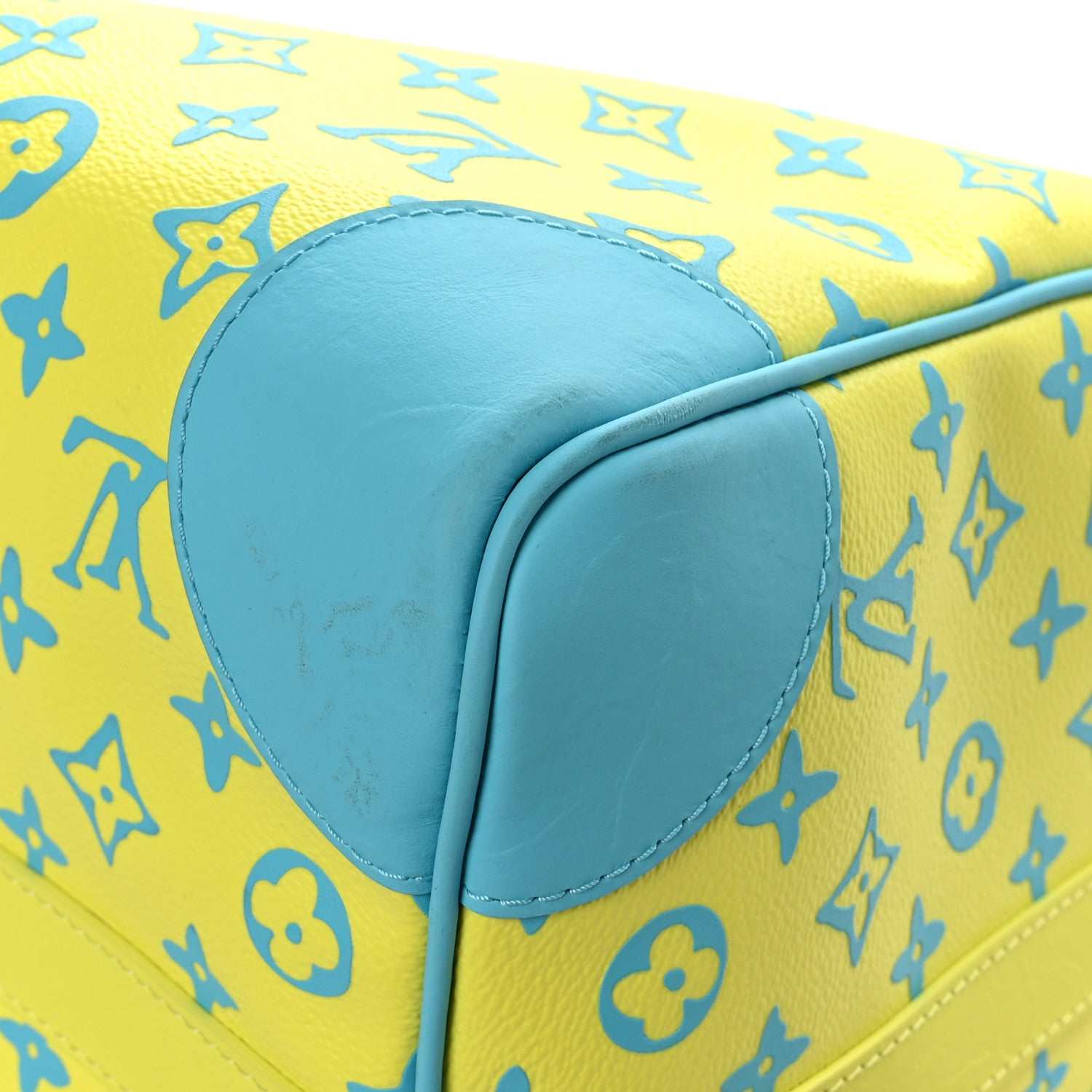 Louis Vuitton Monogram Playground Keepall Bandouliere 50 Lime 10 of 11