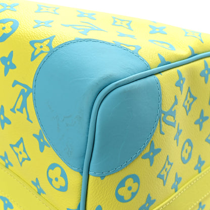 Louis Vuitton Monogram Playground Keepall Bandouliere 50 Lime 10 of 11