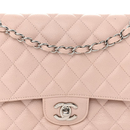 Chanel Caviar Quilted Medium Double Flap Light Pink 8 of 13