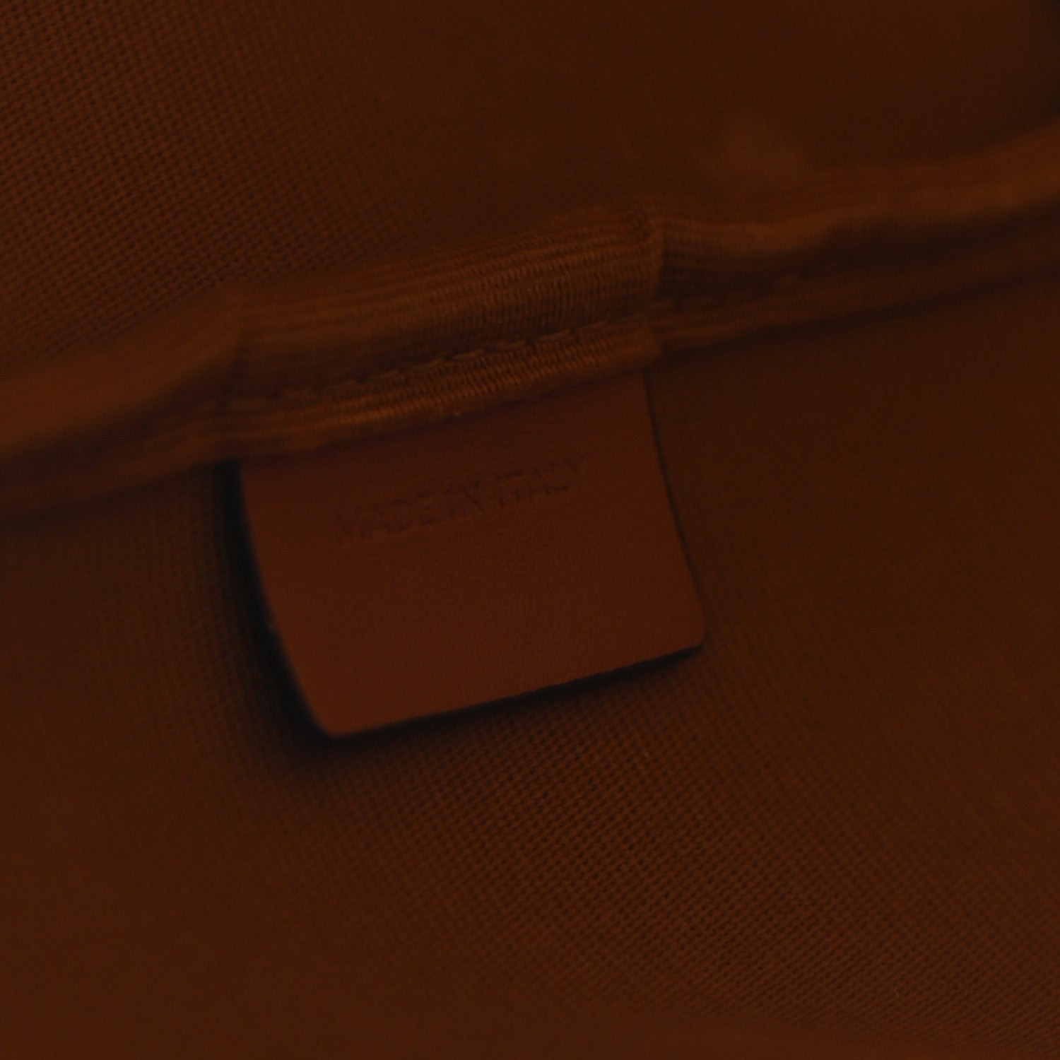 Celine Triomphe Canvas Calfskin Medium Bucket Bag Tan 7 of 10