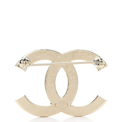 Chanel Crystal Palais Garnier CC Brooch Gold 3 of 5