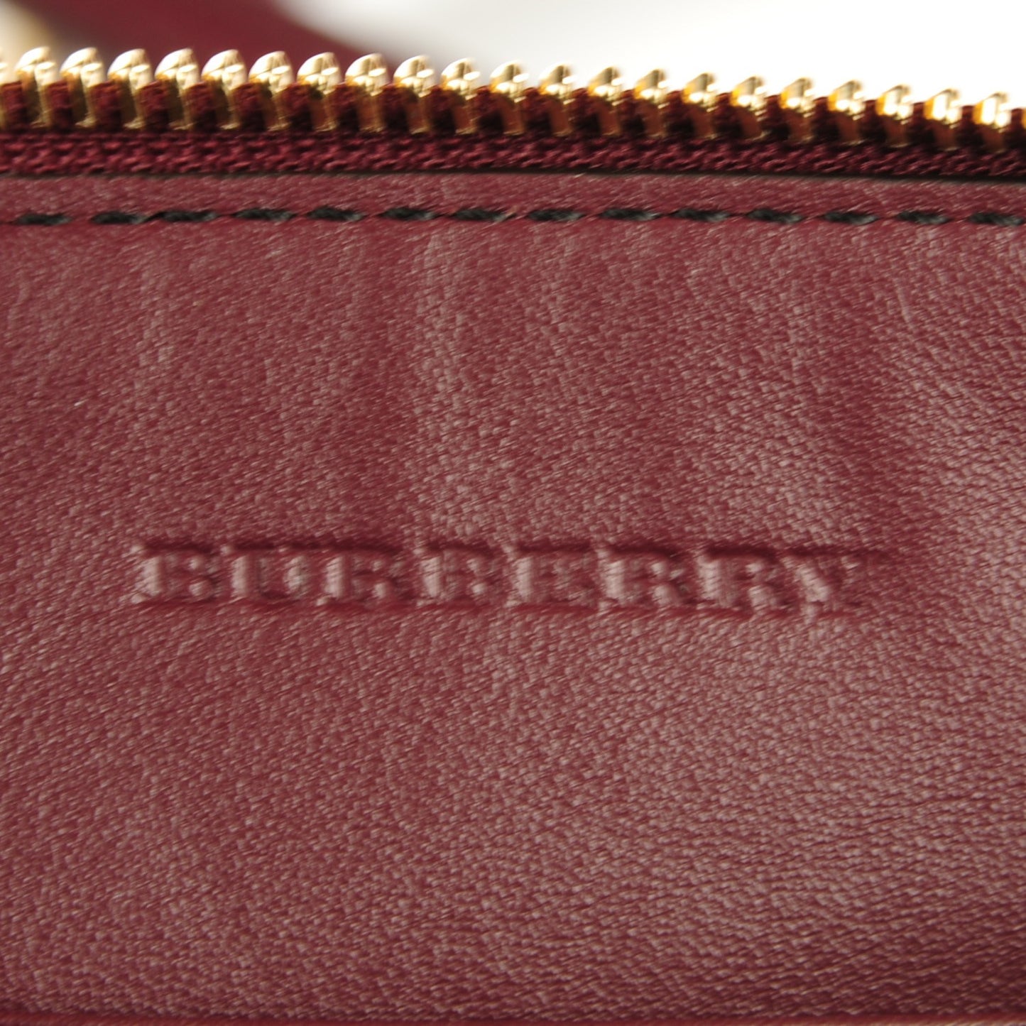 House Check Derby Peyton Crossbody Clutch Bag Mahogany Red