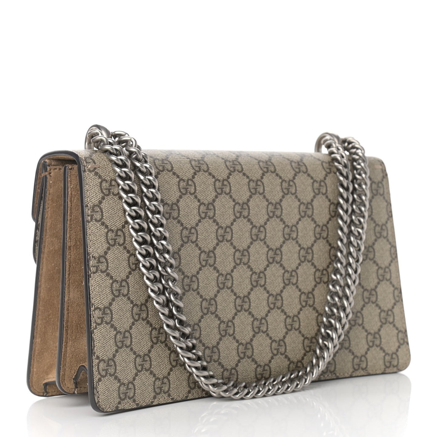 GG Supreme Monogram Small Dionysus Shoulder Bag Taupe
