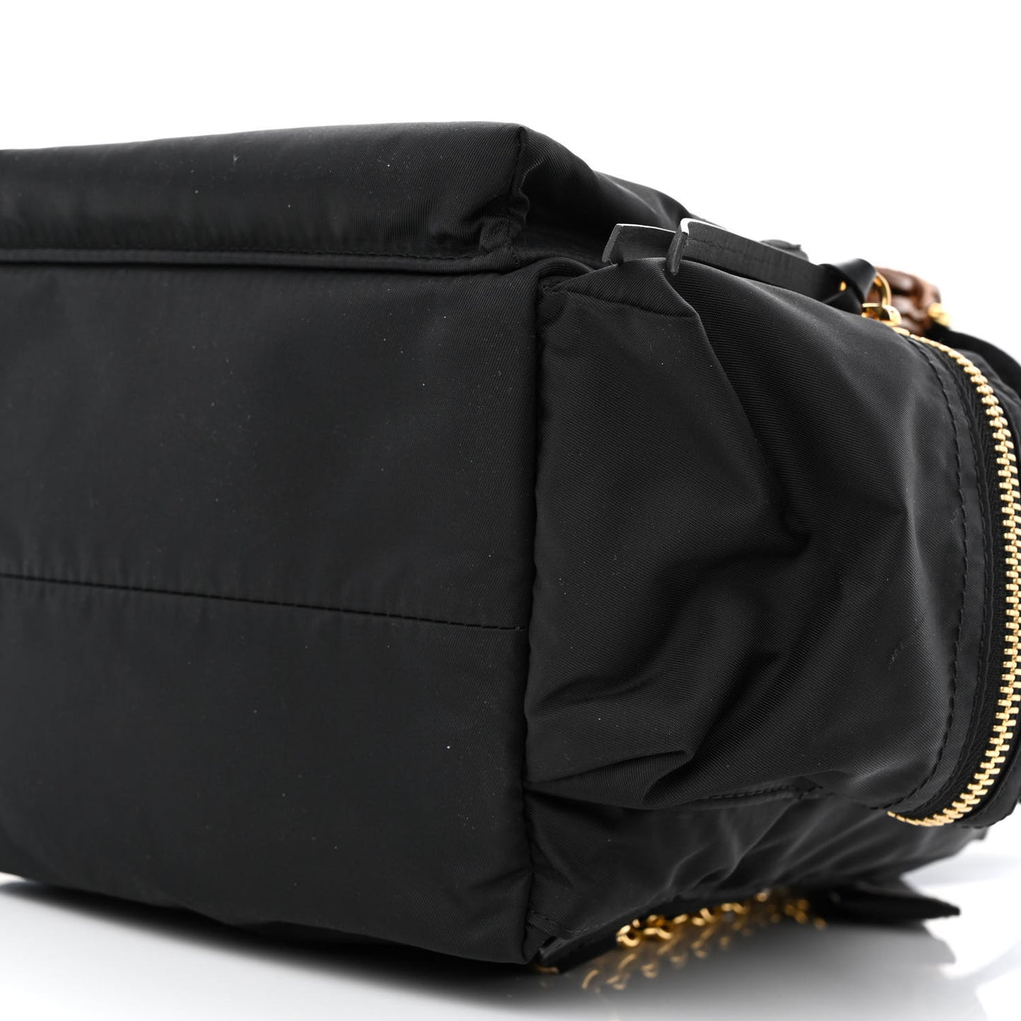 Nylon Medium Rucksack Backpack Black