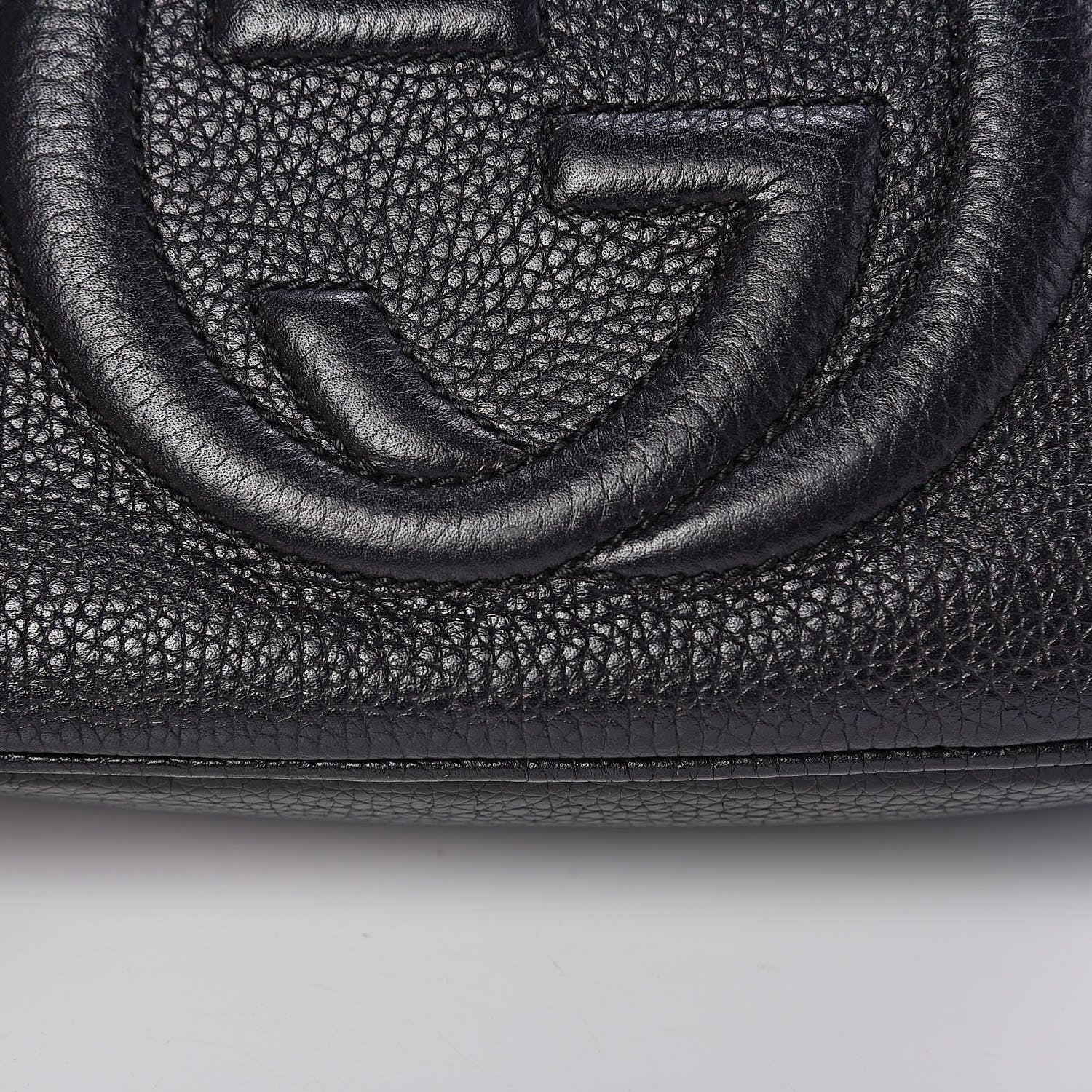 Gucci Pebbled Calfskin Small Soho Disco Bag Black 12 of 12