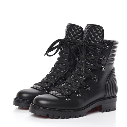Christian Louboutin Nappa Mad Flat Boots 36 Black 3 of 8