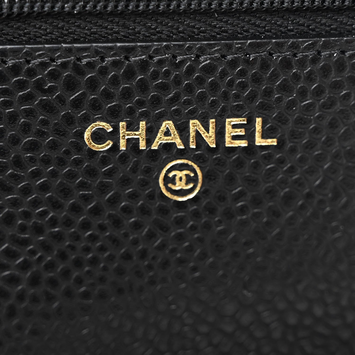 Chanel Caviar Quilted Wallet on Chain WOC Black 6 of 12