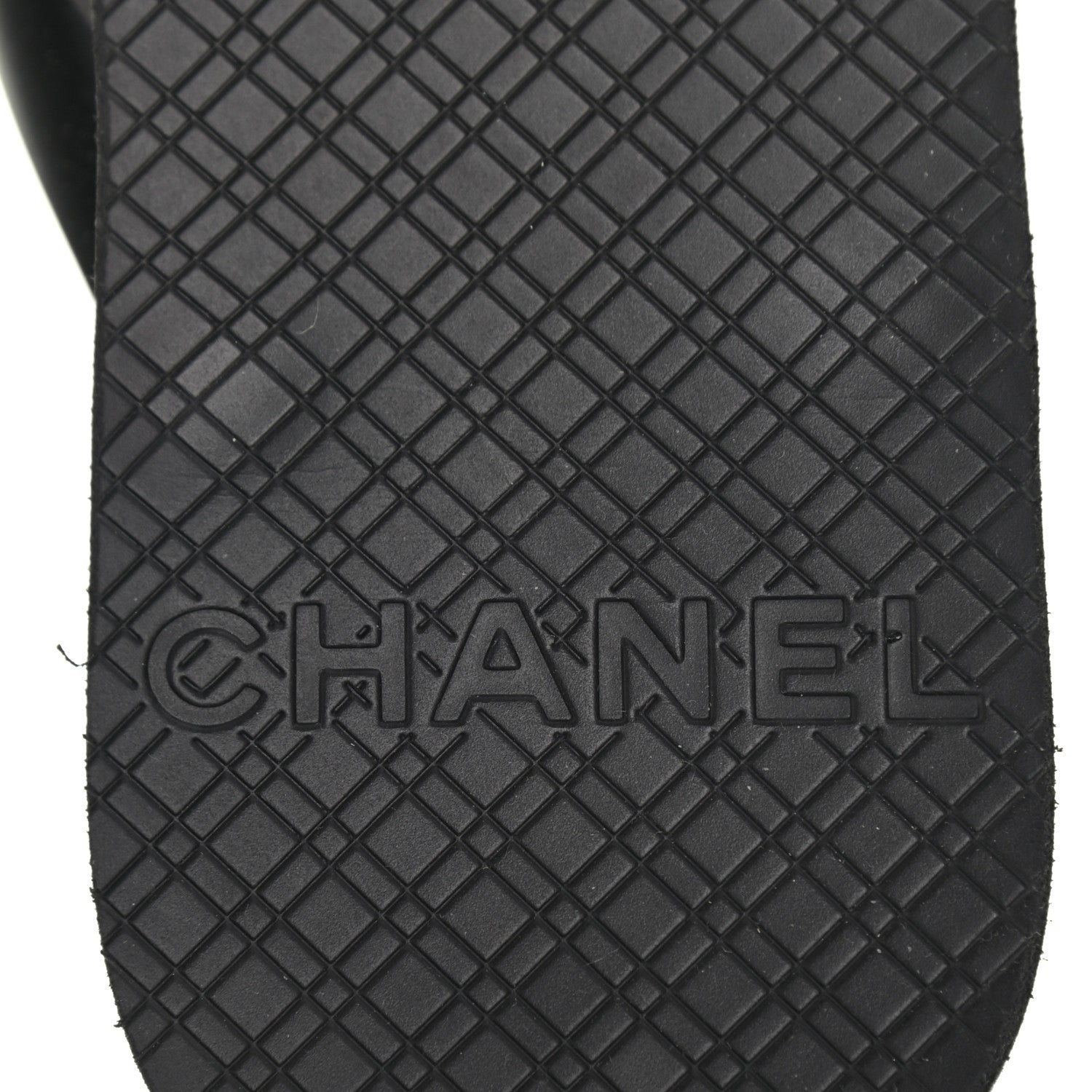 Chanel PVC Camellia Thong Sandals 37 Black 7 of 9
