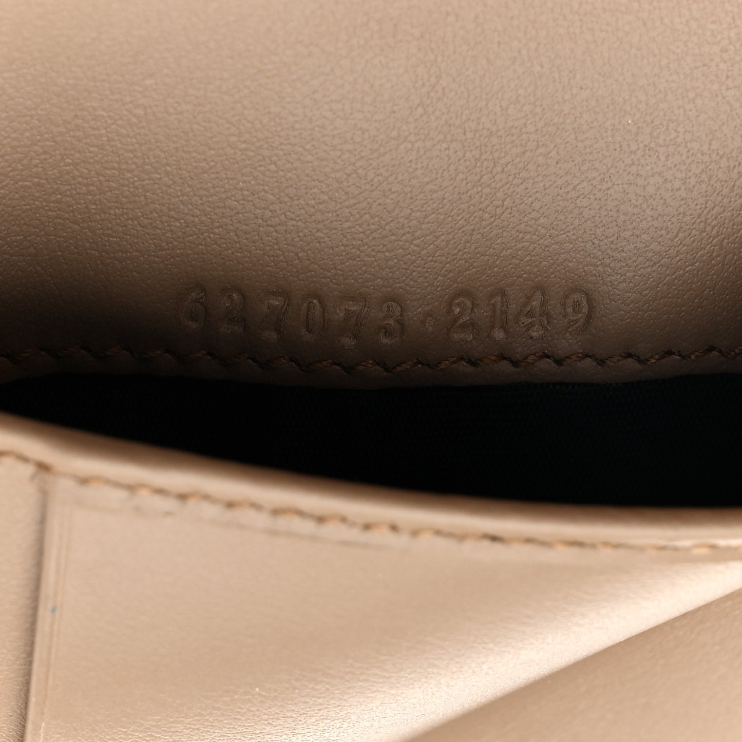 GG Supreme Monogram Dionysus Card Case Wallet Beige Taupe