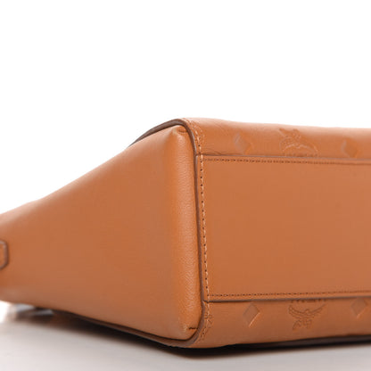 MCM Calfskin Ottomar Essential Crossbody Bag Cognac 6 of 10