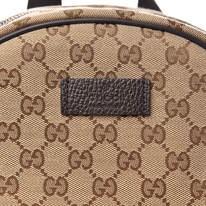 Gucci GG Monogram Travel Backpack Dark Brown 9 of 9