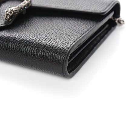 Gucci Calfskin Mini Dionysus Chain Wallet Black 8 of 10