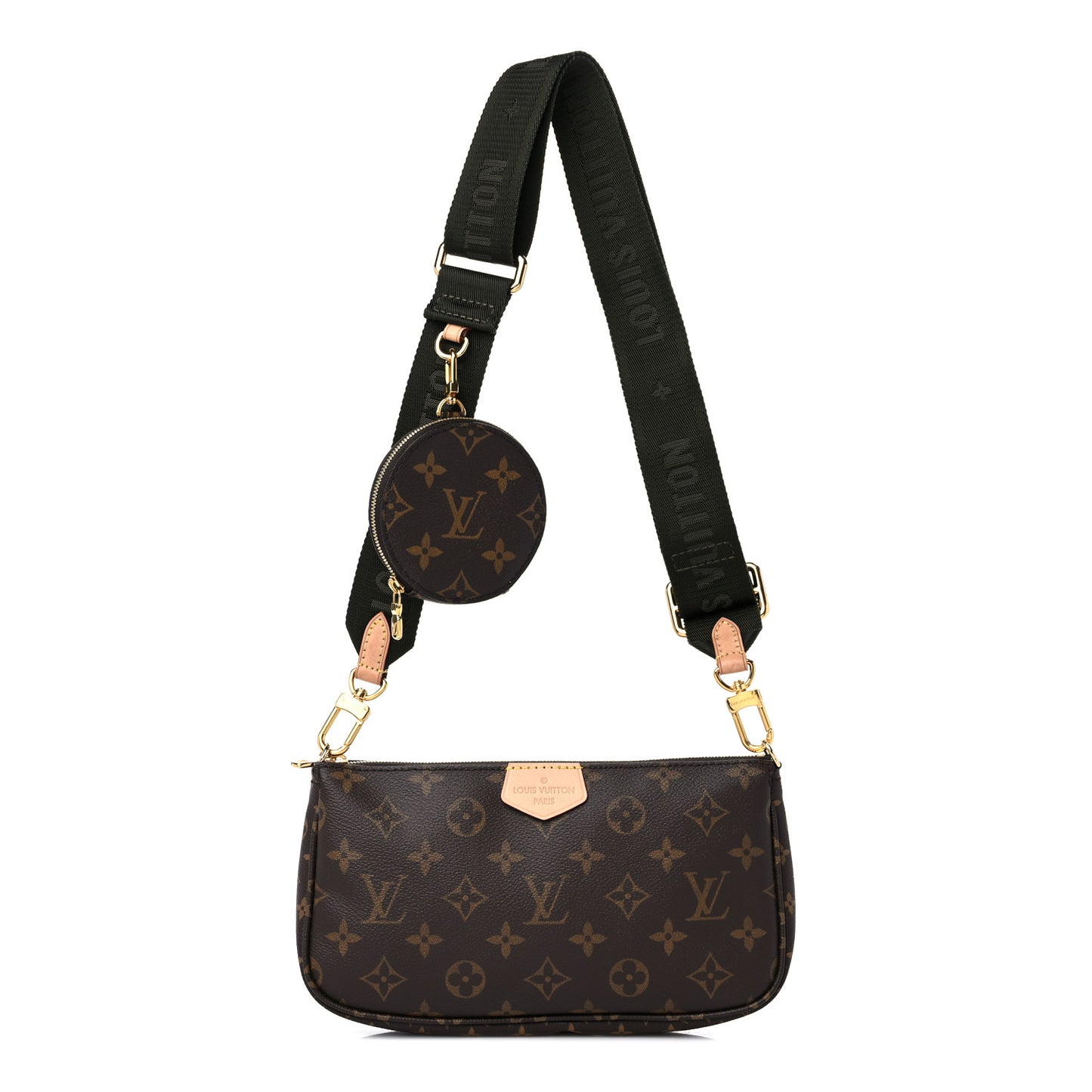 Monogram Multi Pochette Accessories Large Pochette Kaki
