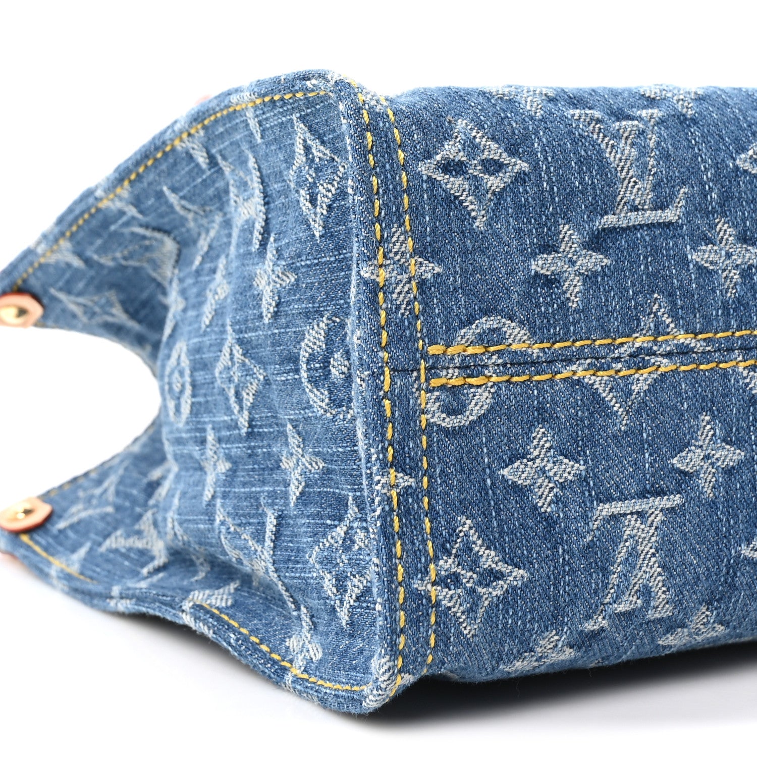 Louis Vuitton Monogram Denim Onthego PM Blue 8 of 10