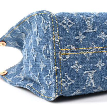 Louis Vuitton Monogram Denim Onthego PM Blue 8 of 10