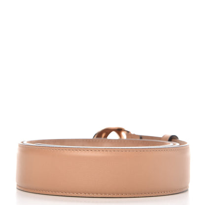 Gucci Calfskin Interlocking G 37mm Belt 100 40 Camelia 3 of 11