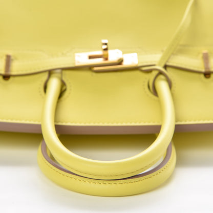 Hermes Swift Birkin 25 Lime 8 of 32