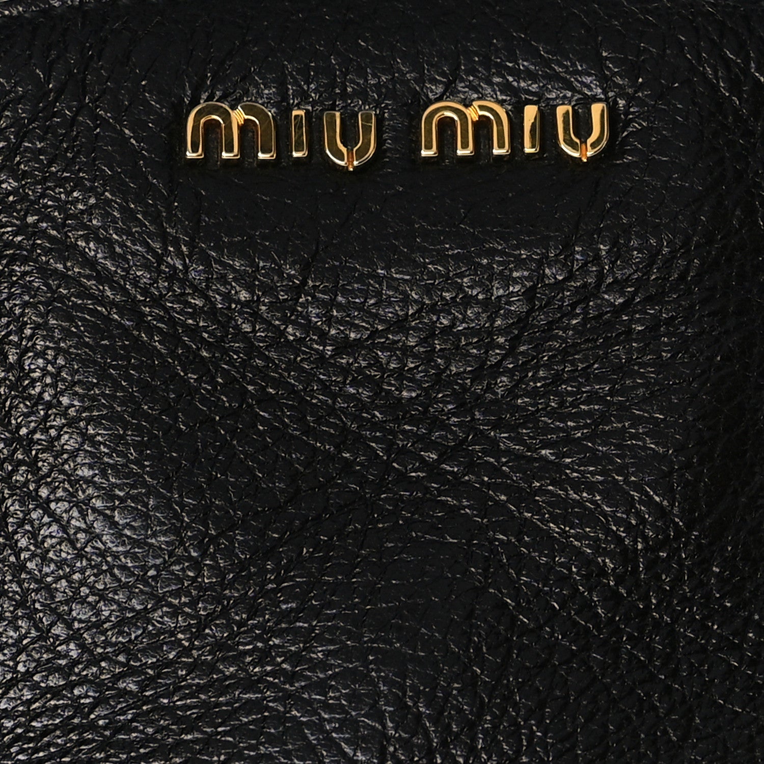 Miu Miu Goatskin Madras Bauletto Black 7 of 9