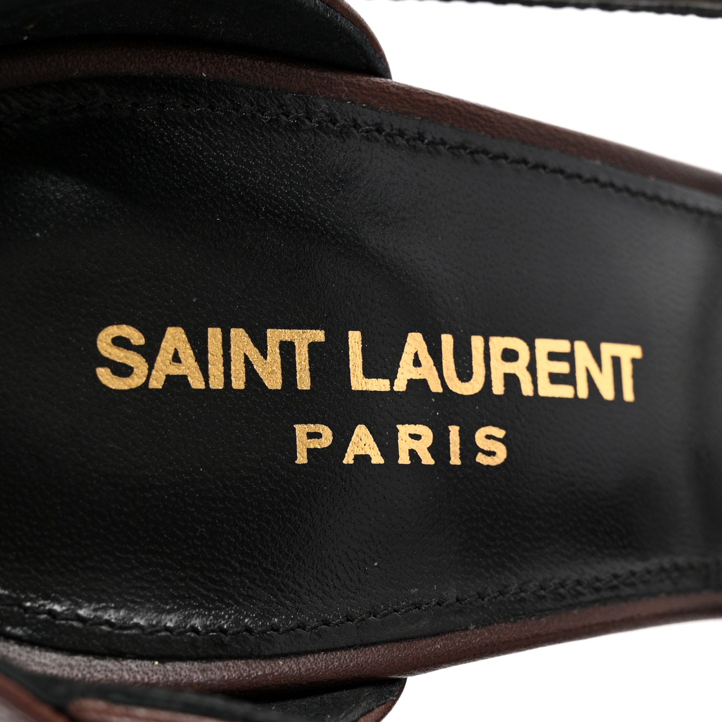 Calfskin Cassandra 100 Ankle Strap Sandals 40 Moro