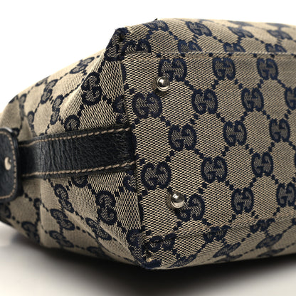 Gucci GG Monogram Web Pop Tote Navy 9 of 13
