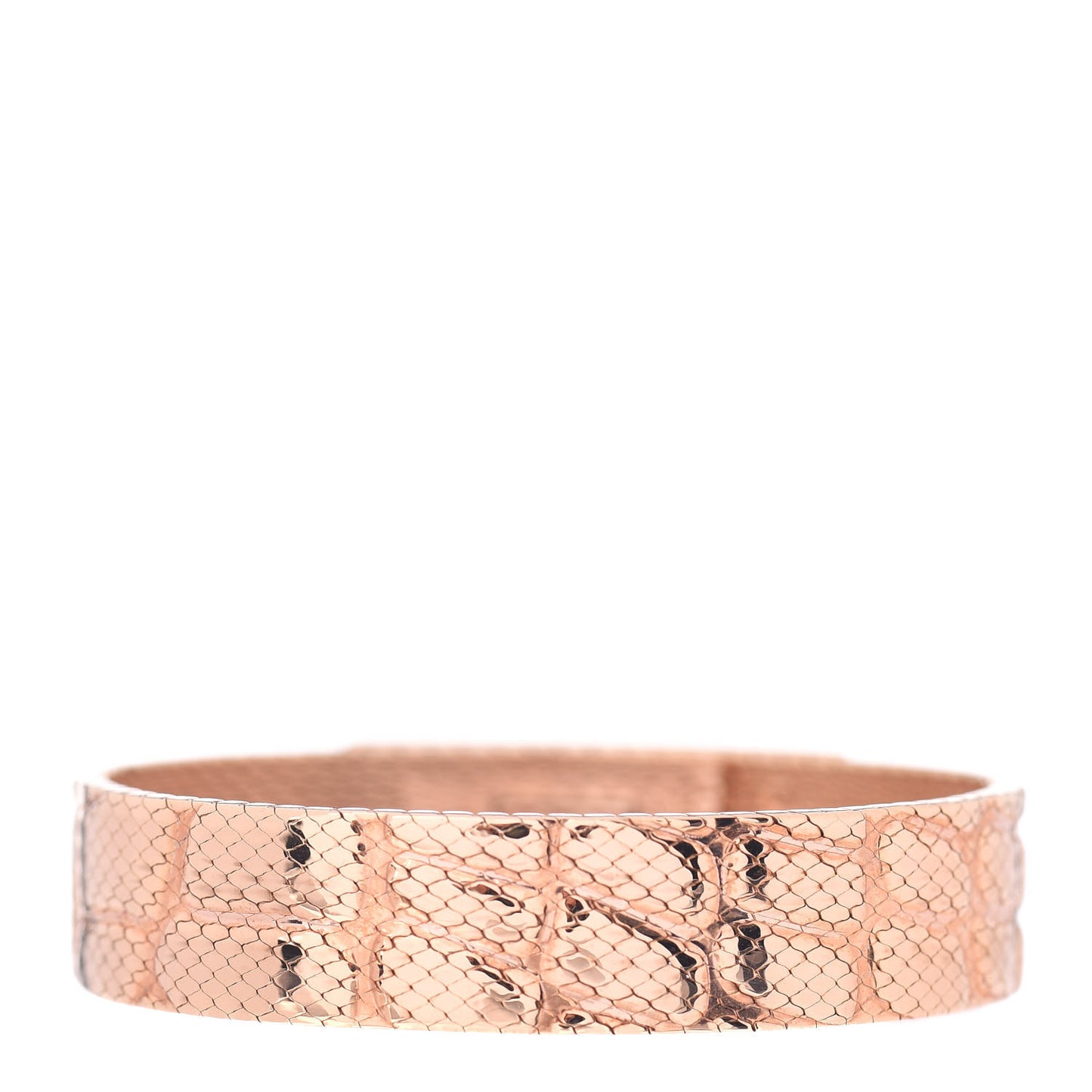 18K Rose Gold Diamond MM Kelly Milanese Bracelet SH